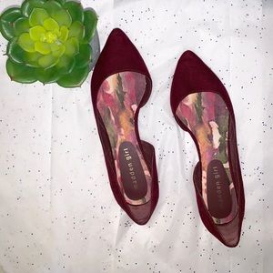 Madden girl burgundy flats
